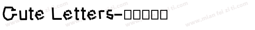 Cute Letters字体转换